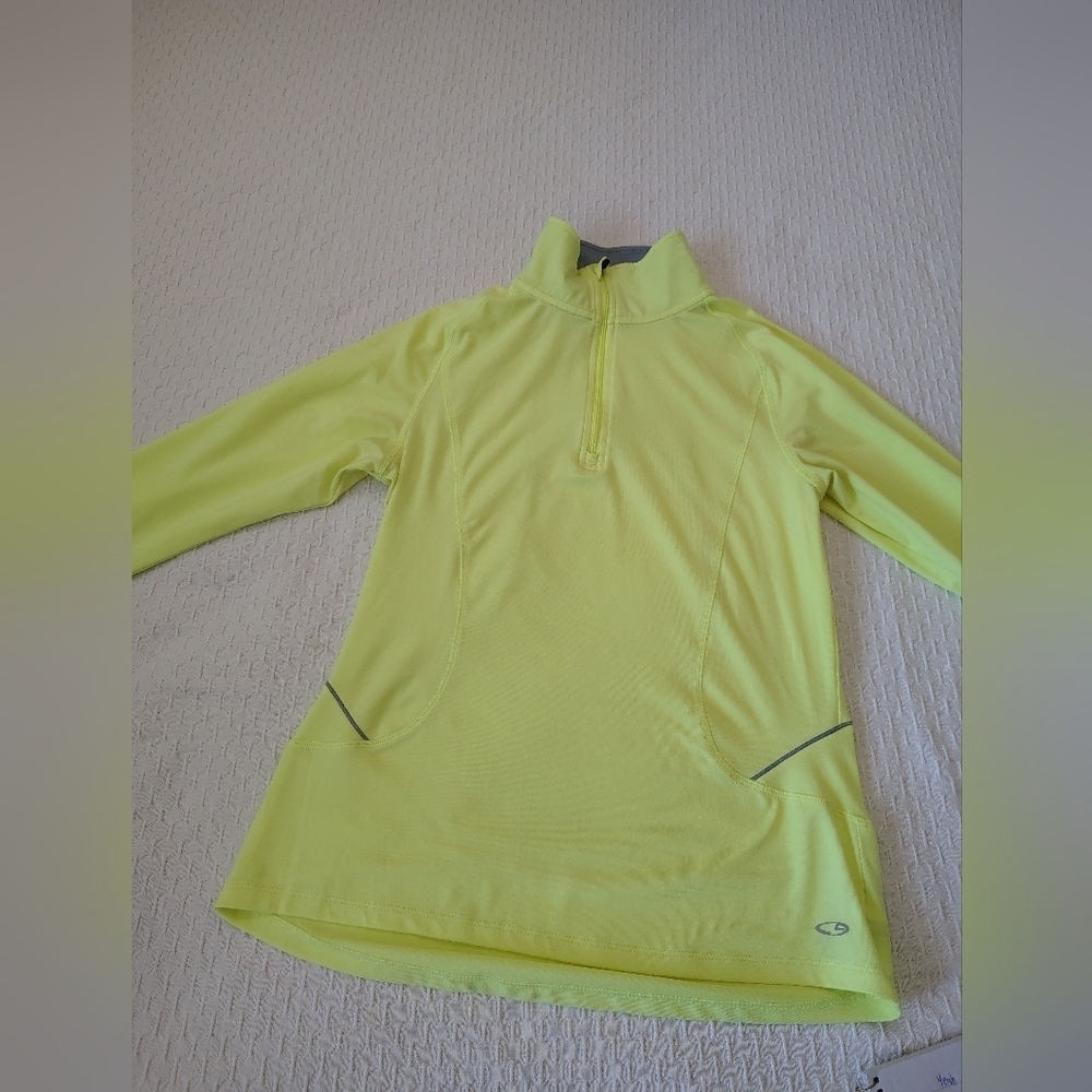 Champion Yellow Quarter-Zip Pullover Size S